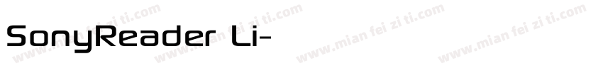 SonyReader Li字体转换